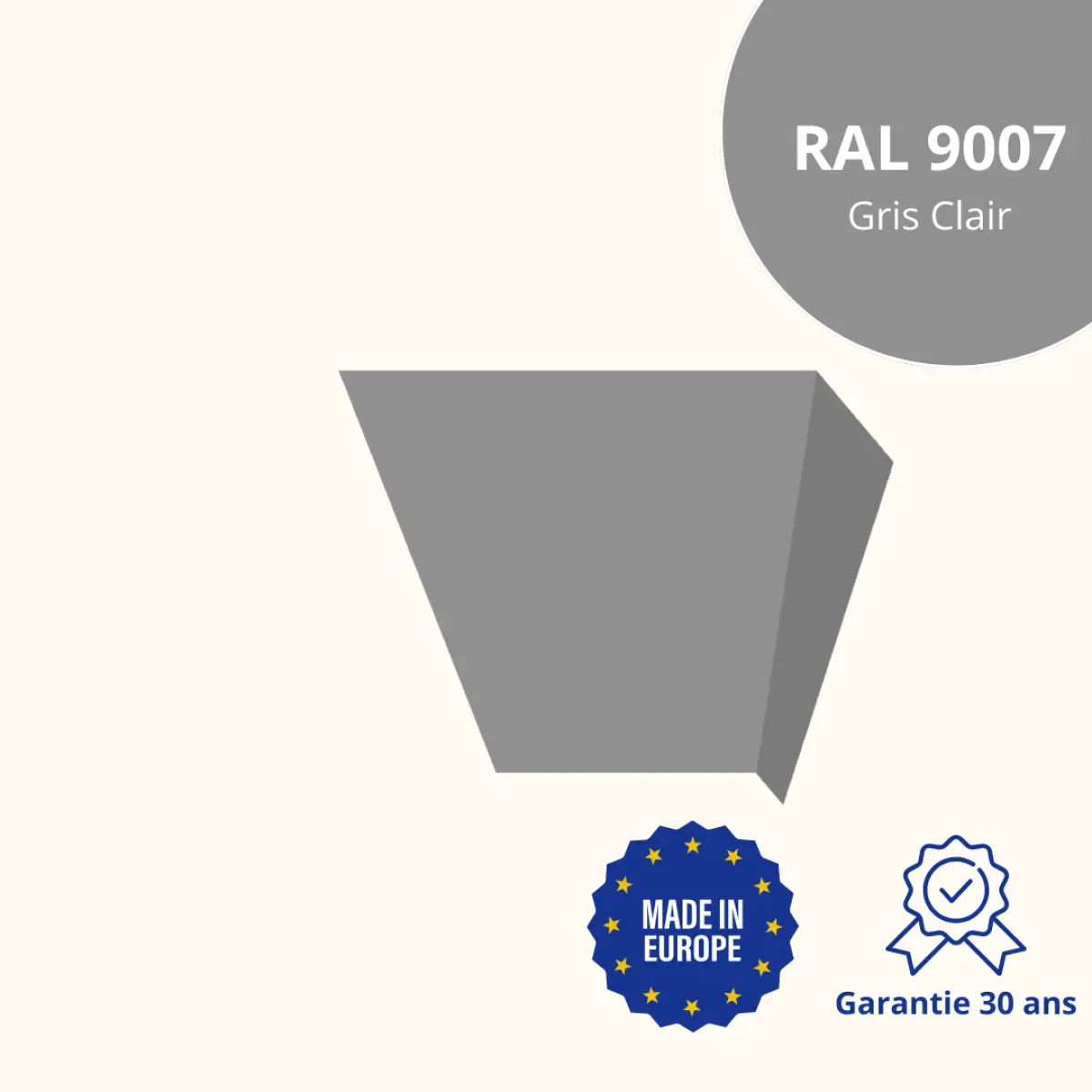 Habillage de linteau Gris Clair Brillant