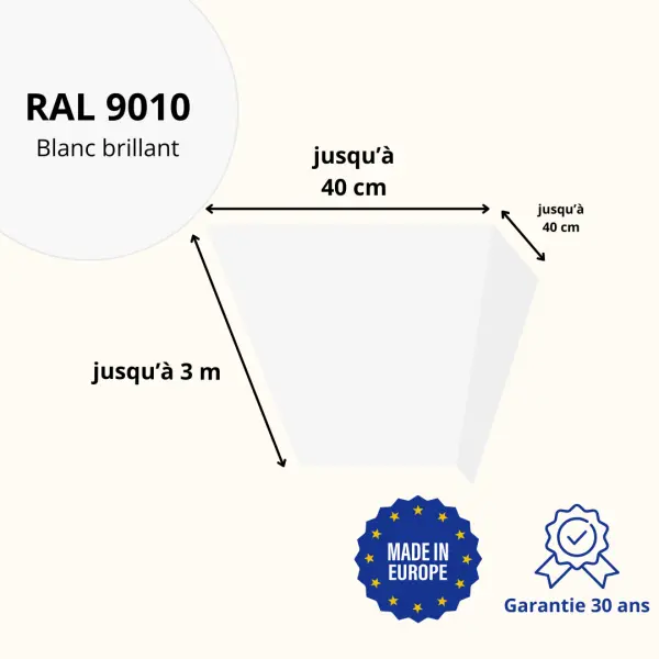 Habillage de linteau Blanc Brillant - 2