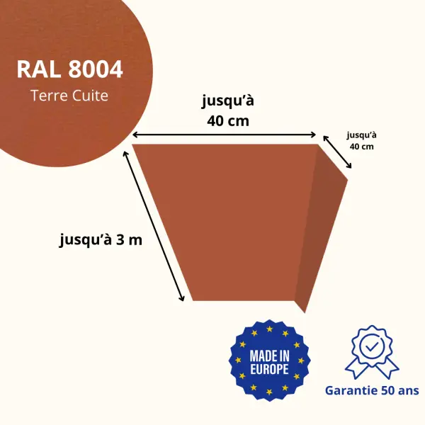 Habillage de linteau Terre Cuite Mat - 2