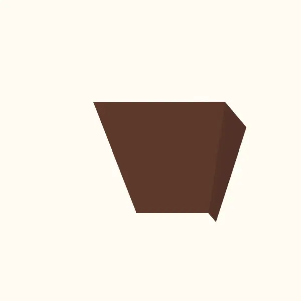 Habillage de linteau Marron Mat - 4