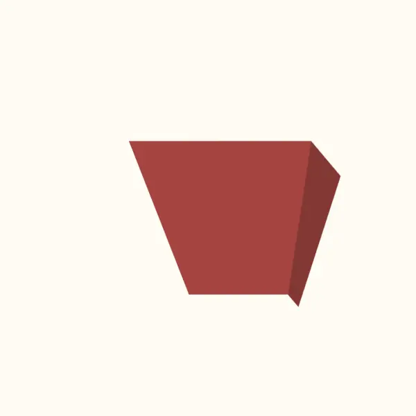 Habillage de linteau rouge Mat - 4