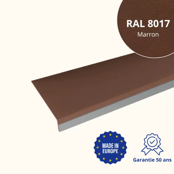 Habillage de rive Marron Mat