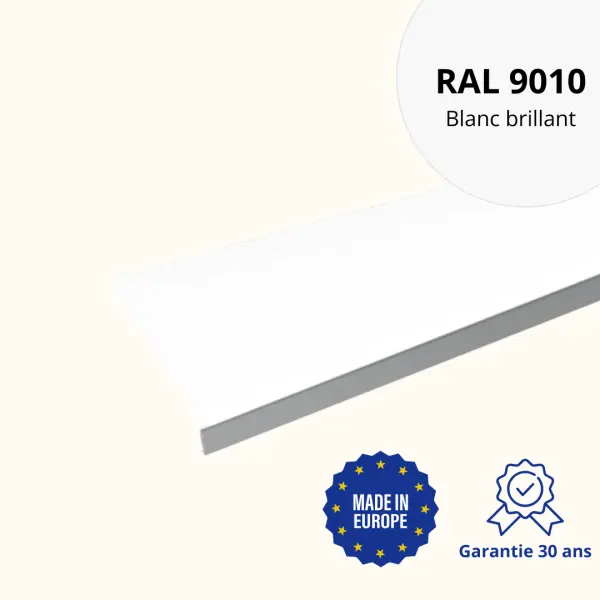 Habillage de rive Blanc Brillant