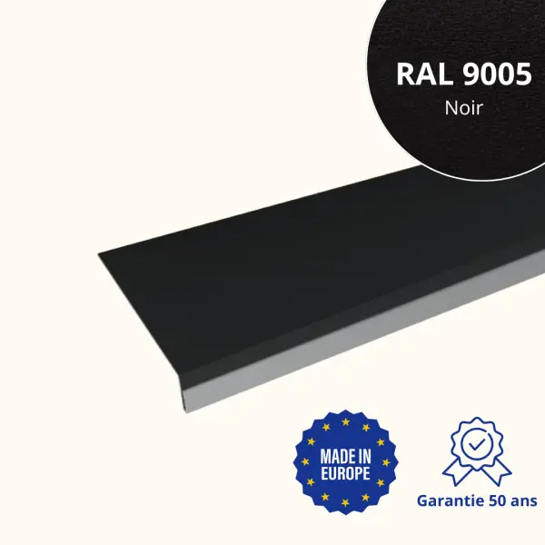 Habillage de rive Noir Mat