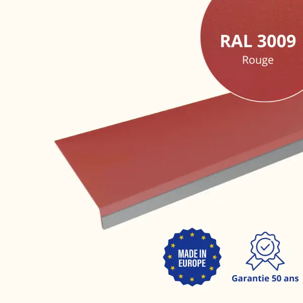 Habillage de rive Rouge Mat - 1