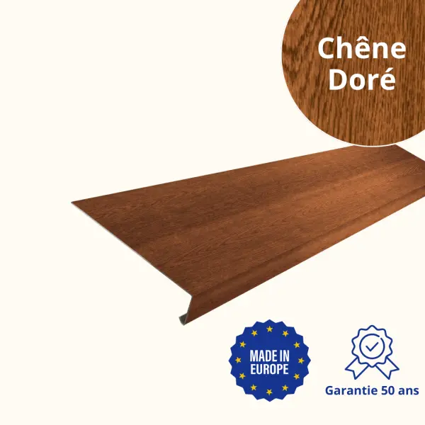 Appui de fenêtre Chêne Doré 3D - 1