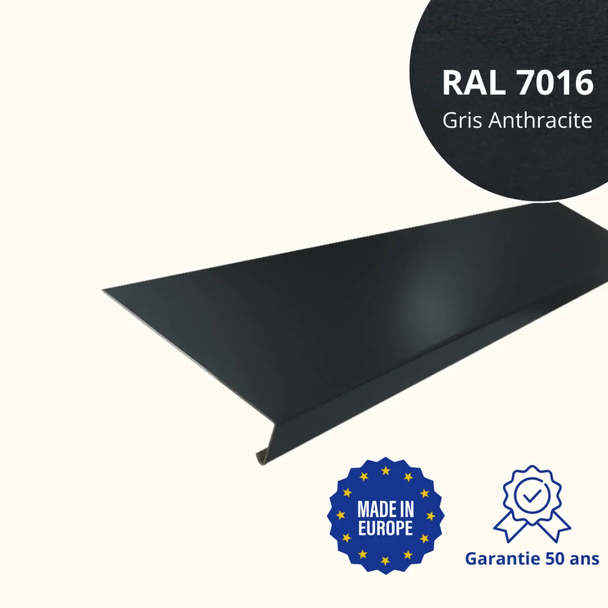 Appui de fenêtre Gris Anthracite mat