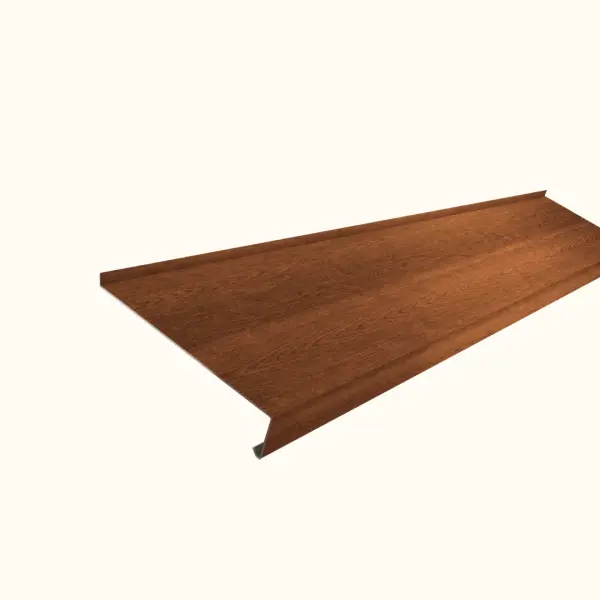 Appui de fenêtre avec rebord Chêne Doré 3D - 4