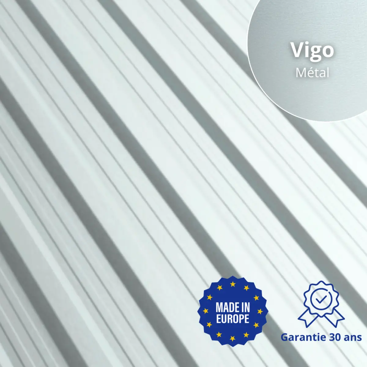 Tôle de toiture bac acier Vigo Métal