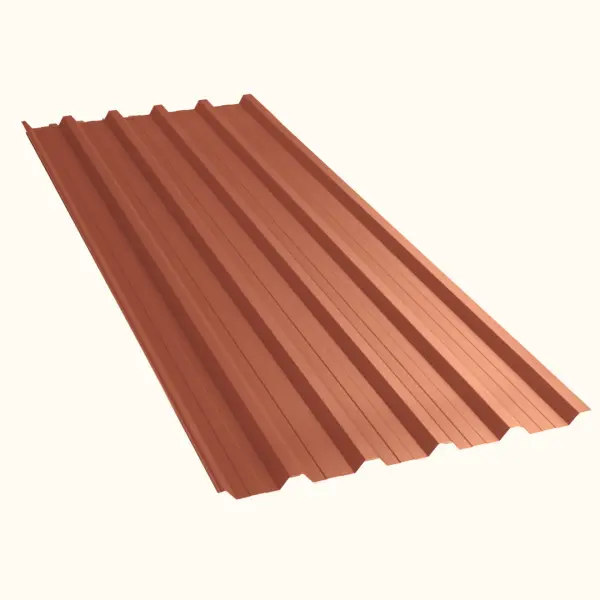 Tôle de toiture bac acier Alto Terre Cuite mat - 4