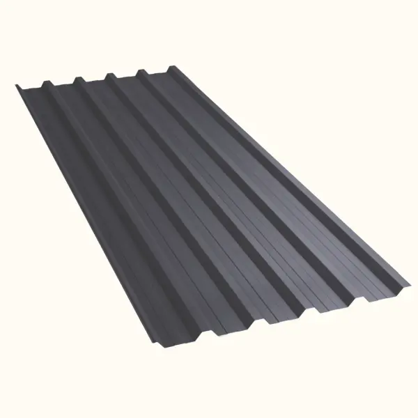 Tôle de toiture bac acier Alto Gris Graphite mat - 4