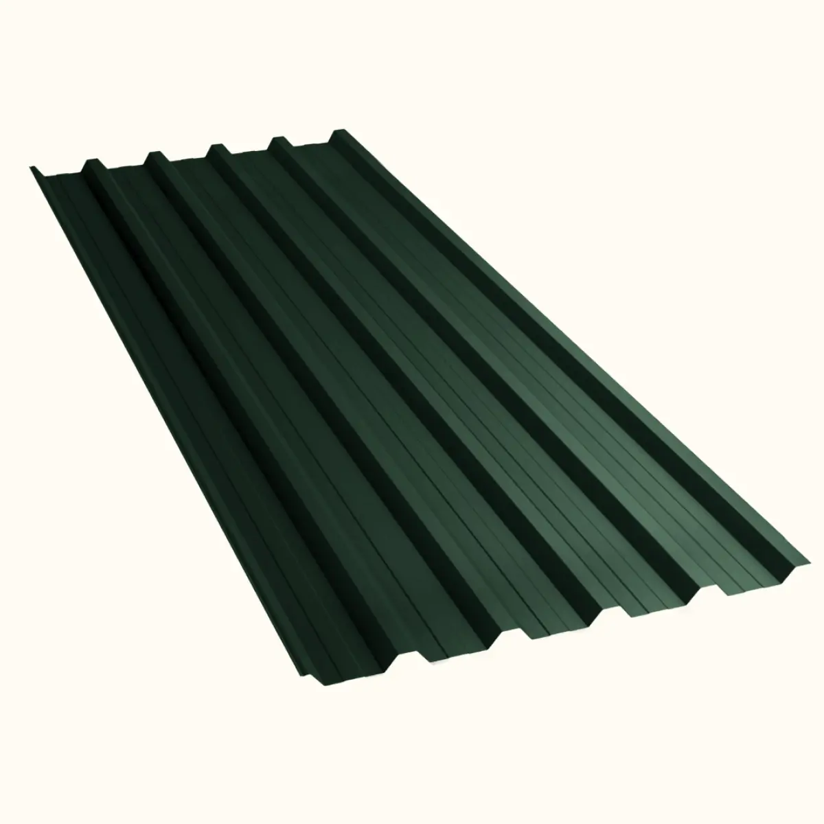 Tôle de toiture bac acier Alto Vert mat