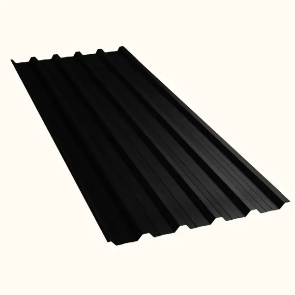 Tôle de toiture bac acier Alto Noir mat - 4