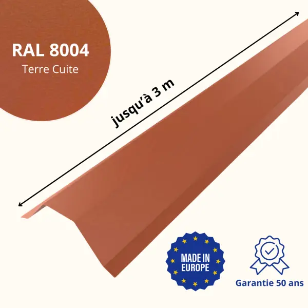 Faitière pour toiture Savanna Terre Cuite Mat - 2