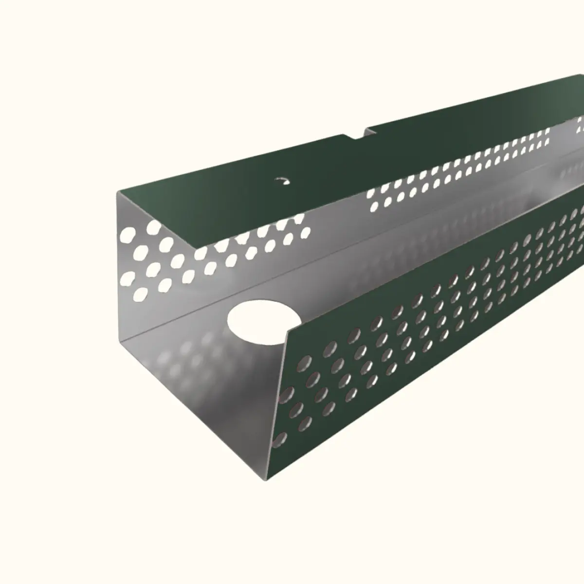 Profil de ventilation pour faîtage de toiture Savanna Vert Mat
