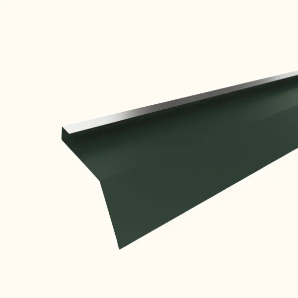 Tôle de gouttière avec surplomb pour toiture Savanna Vert mat - 4