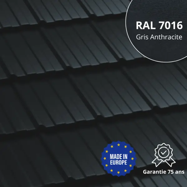 Tôle aluminium imitation tuile Horizon Alu - 4