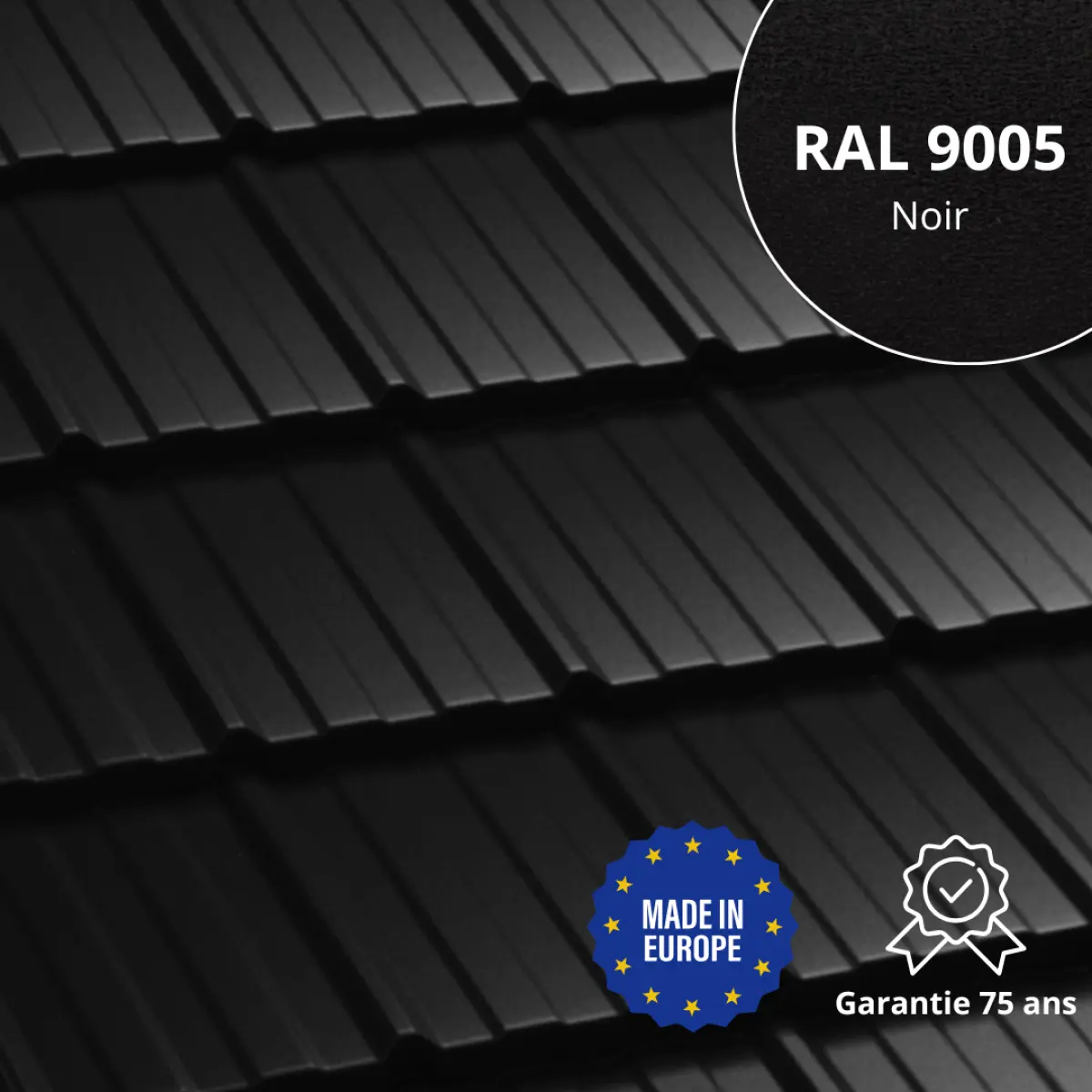 Tôle aluminium imitation tuile Horizon Alu