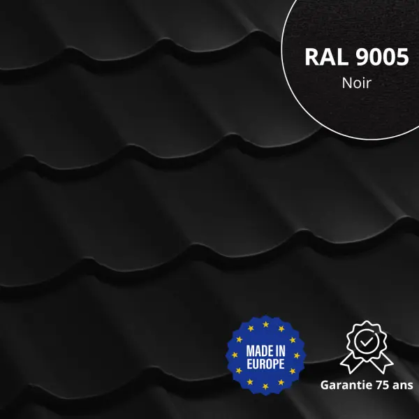 Tôle aluminium imitation tuile Vello Alu - 8