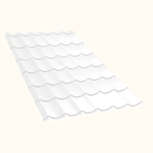 Tôle aluminium imitation tuile Platino Alu - 11