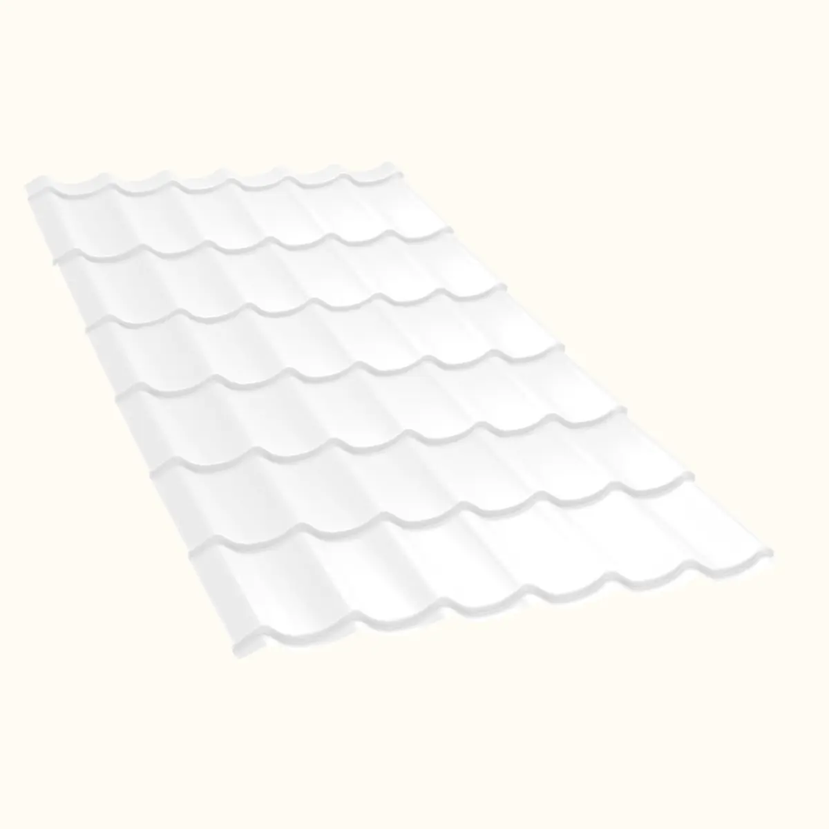 Tôle aluminium imitation tuile Platino Alu