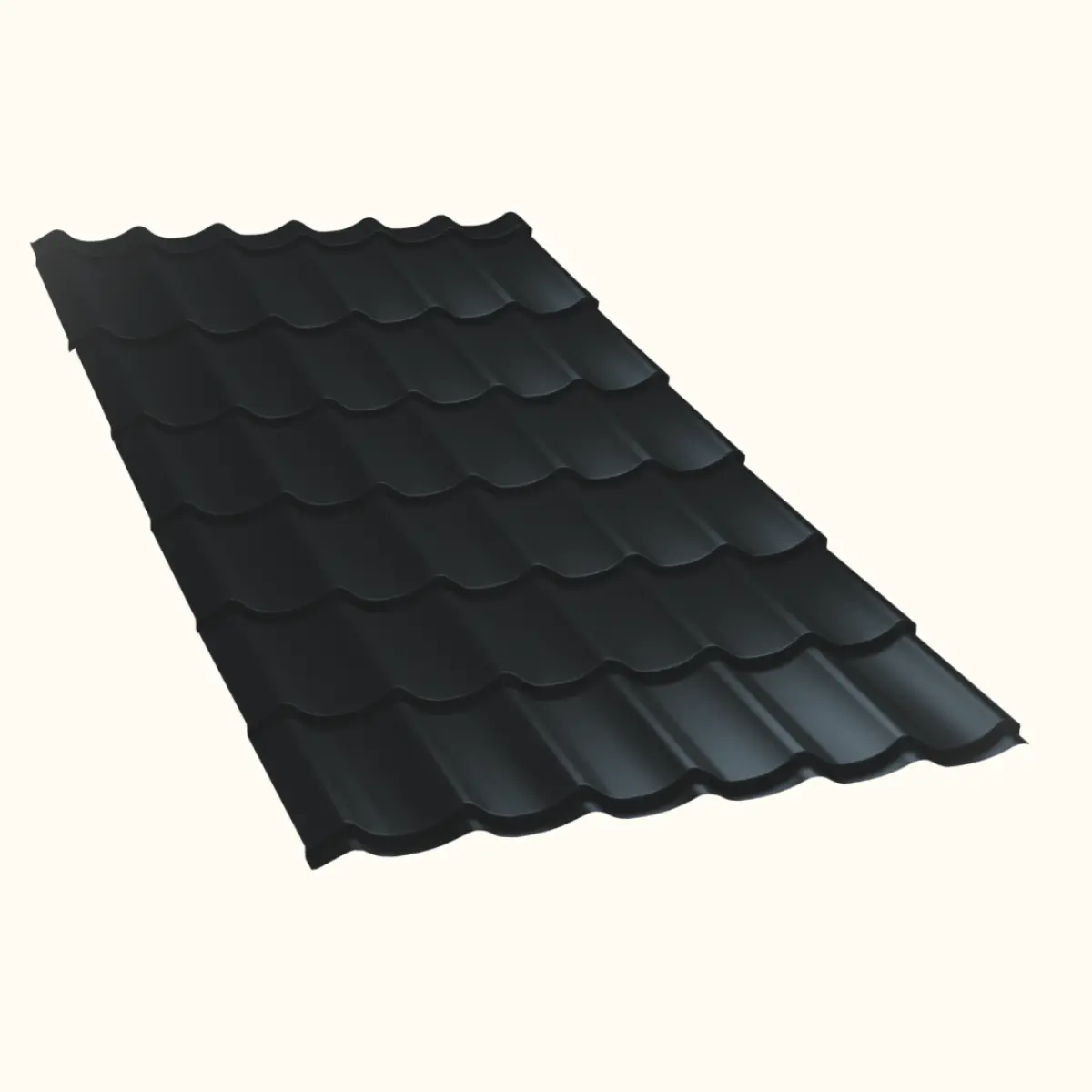 Tôle aluminium imitation tuile Platino Alu