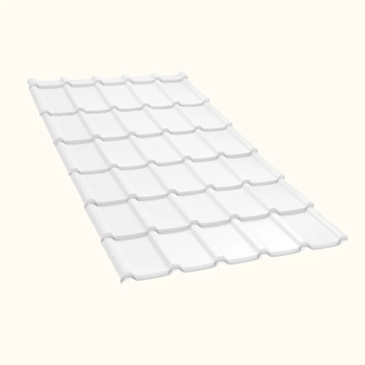 Tôle aluminium imitation tuile Allano Alu