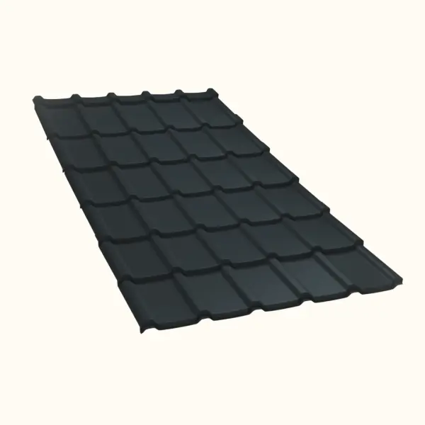 Tôle aluminium imitation tuile Allano Alu - 5