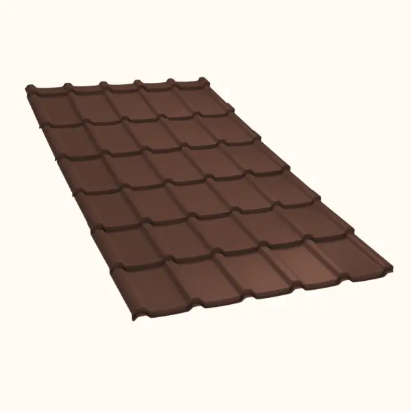 Tôle aluminium imitation tuile Allano Alu - 7