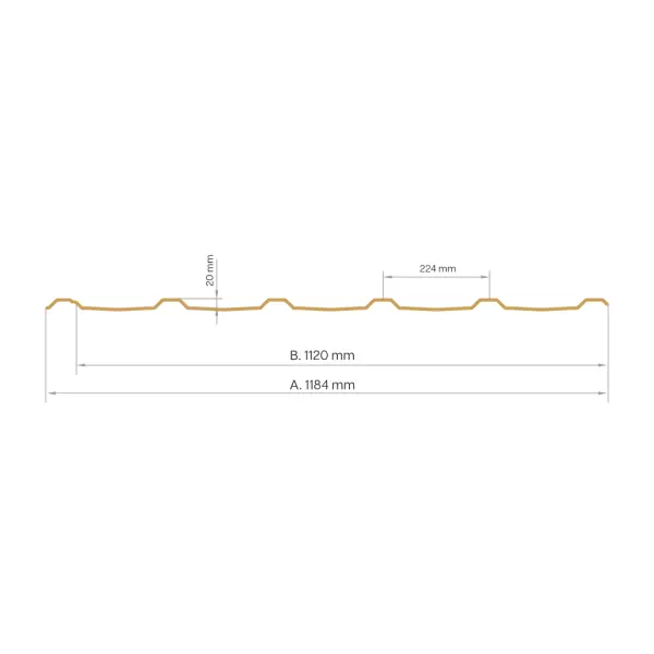 Tôle aluminium imitation tuile Allano Alu - 3