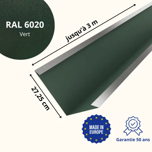 Bande de noue Vert Mat - 2