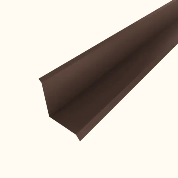 Solin de toiture Brun Gris Mat - 4